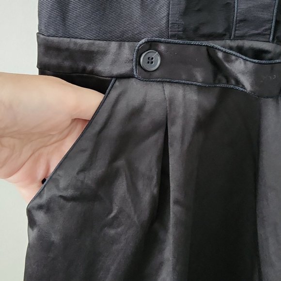 Club Monaco Black Short Sleeve Dress - Picture 4 of 6